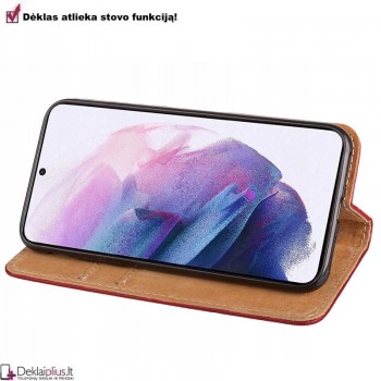 Telone grynos odos dėklas - juodas (Samsung Galaxy S25)
